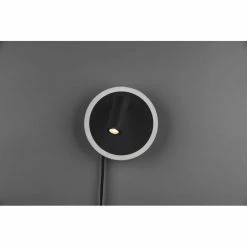 Trio Leuchten JORDAN Wandleuchte LED Schwarz, 2-flammig -Wandleuchten Verkaufsgeschäft trio leuchten jordan wandleuchte 229210232 14