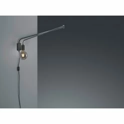 Trio Leuchten Line Wandleuchte LED Schwarz, 1-flammig -Wandleuchten Verkaufsgeschäft trio leuchten line wandleuchte 200200132 2