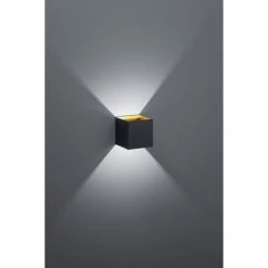 Trio Leuchten LOUIS Wandleuchte LED Schwarz, 1-flammig