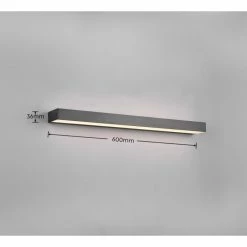 Trio Leuchten Rocco Wandleuchte LED Schwarz, 1-flammig -Wandleuchten Verkaufsgeschäft trio leuchten rocco wandleuchte 283916032 4