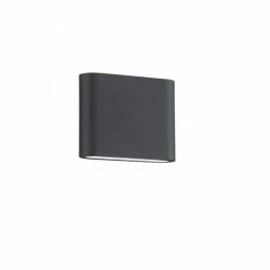 Trio Leuchten THAMES II Wandleuchte LED Anthrazit, 2-flammig