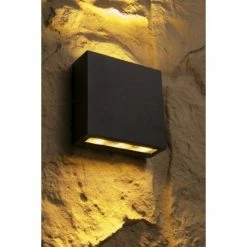 Trio Leuchten THAMES Wandleuchte LED Schwarz, 2-flammig -Wandleuchten Verkaufsgeschäft trio leuchten thames wandleuchte 229360242 3