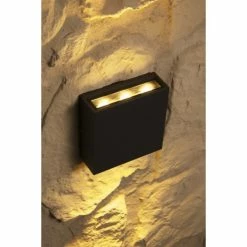 Trio Leuchten THAMES Wandleuchte LED Schwarz, 2-flammig -Wandleuchten Verkaufsgeschäft trio leuchten thames wandleuchte 229360242 6