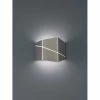 Trio Leuchten ZORRO Wandleuchte LED Nickel-Matt, 1-flammig