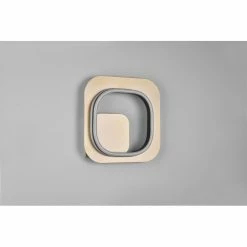 Trio Leuchten Trio Lugo Wandleuchte LED Schwarz-Gold, 1-flammig -Wandleuchten Verkaufsgeschäft trio lugo wandleuchte 242910180 3