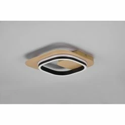 Trio Leuchten Trio Lugo Wandleuchte LED Schwarz-Gold, 1-flammig -Wandleuchten Verkaufsgeschäft trio lugo wandleuchte 242910180 4