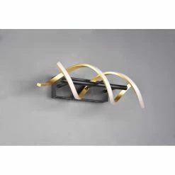 Trio Leuchten Trio Sequence Wandleuchte LED Messing, Schwarz, 1-flammig -Wandleuchten Verkaufsgeschäft trio sequence wandleuchte 241810208 13