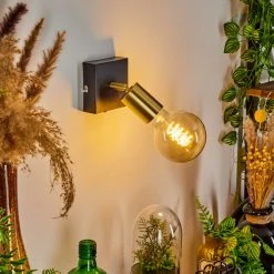 Hofstein Tulla Wandleuchte Schwarz, 1-flammig -Wandleuchten Verkaufsgeschäft tulla wandleuchte h3382431 6