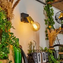 Hofstein Tulla Wandleuchte Schwarz, 1-flammig -Wandleuchten Verkaufsgeschäft tulla wandleuchte h3382431 9