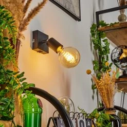 Hofstein Tulla Wandleuchte Schwarz, 1-flammig 23 Hofstein Tulla Wandleuchte Schwarz, 1-flammig -Wandleuchten Verkaufsgeschäft tulla wandleuchte h3382455 11