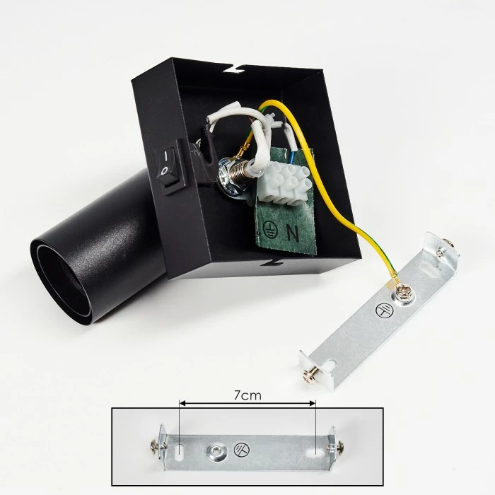 Hofstein Tulla Wandleuchte Schwarz, 1-flammig 5 Hofstein Tulla Wandleuchte Schwarz, 1-flammig – Bild 5