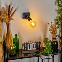 Hofstein Tulla Wandleuchte Schwarz, 1-flammig 20 Hofstein Tulla Wandleuchte Schwarz, 1-flammig -Wandleuchten Verkaufsgeschäft tulla wandleuchte h3382455 8