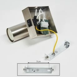 Hofstein Tulla Wandleuchte Nickel-Matt, 1-flammig -Wandleuchten Verkaufsgeschäft tulla wandleuchte h3406700 4