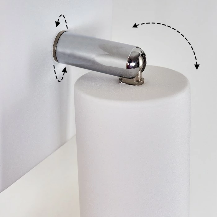 Hofstein Tulla Wandleuchte Weiß, 1-flammig 6 Hofstein Tulla Wandleuchte Weiß, 1-flammig – Bild 6