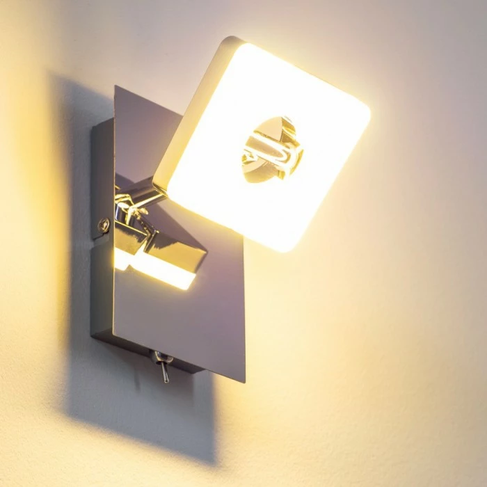 Hofstein Turin Wandspot LED Chrom, 1-flammig 15 Hofstein Turin Wandspot LED Chrom, 1-flammig – Bild 15