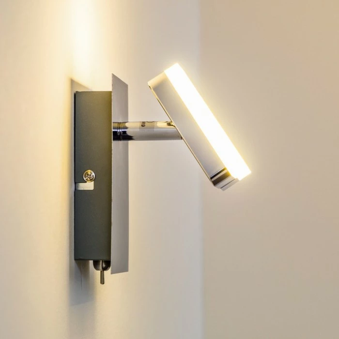 Hofstein Turin Wandspot LED Chrom, 1-flammig 16 Hofstein Turin Wandspot LED Chrom, 1-flammig – Bild 16