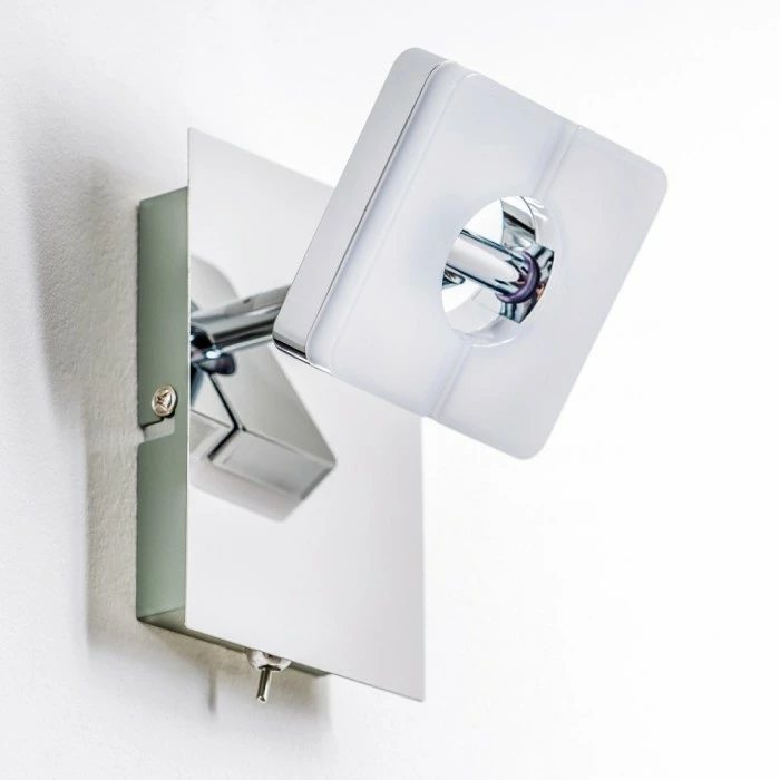 Hofstein Turin Wandspot LED Chrom, 1-flammig 8 Hofstein Turin Wandspot LED Chrom, 1-flammig – Bild 8