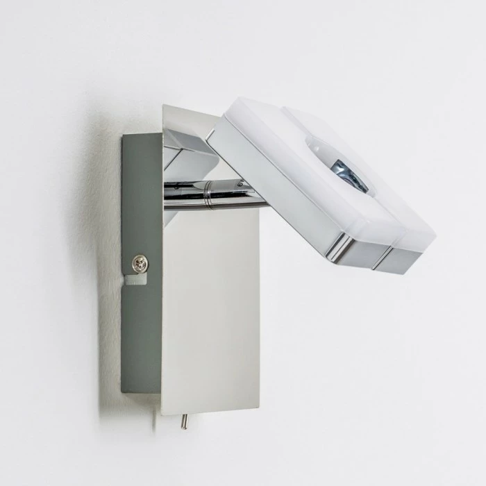 Hofstein Turin Wandspot LED Chrom, 1-flammig 10 Hofstein Turin Wandspot LED Chrom, 1-flammig – Bild 10