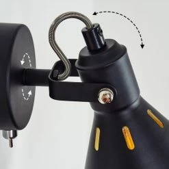 Hofstein Upiano Wandleuchte Chrom, Schwarz, 1-flammig 14 Hofstein Upiano Wandleuchte Chrom, Schwarz, 1-flammig -Wandleuchten Verkaufsgeschäft upiano wandleuchte h3017777 2