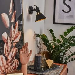 Hofstein Upiano Wandleuchte Chrom, Schwarz, 1-flammig 20 Hofstein Upiano Wandleuchte Chrom, Schwarz, 1-flammig -Wandleuchten Verkaufsgeschäft upiano wandleuchte h3017777 8