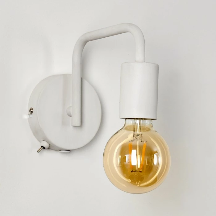 Hofstein Valocolla Wandleuchte Weiß, 1-flammig 5 Hofstein Valocolla Wandleuchte Weiß, 1-flammig – Bild 5