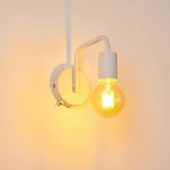 Hofstein Valocolla Wandleuchte Weiß, 1-flammig 21 Hofstein Valocolla Wandleuchte Weiß, 1-flammig -Wandleuchten Verkaufsgeschäft valocolla wandleuchte h3290200 do1 6