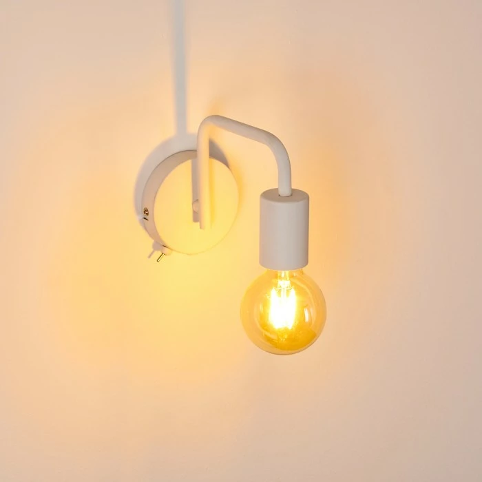 Hofstein Valocolla Wandleuchte Weiß, 1-flammig 9 Hofstein Valocolla Wandleuchte Weiß, 1-flammig – Bild 9