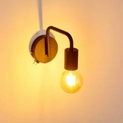 Hofstein Valocolla Wandleuchte Schwarz, 1-flammig 27 Hofstein Valocolla Wandleuchte Schwarz, 1-flammig -Wandleuchten Verkaufsgeschäft valocolla wandleuchte h3290224 do1 9