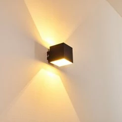 Hofstein Varco Wandleuchte Schwarz, 1-flammig -Wandleuchten Verkaufsgeschäft varco wandleuchte h3013182 do4 11