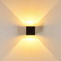 Hofstein Varco Wandleuchte Schwarz, 1-flammig -Wandleuchten Verkaufsgeschäft varco wandleuchte h3013182 do4 18