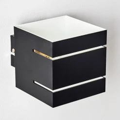 Hofstein Varco Wandleuchte Schwarz, 1-flammig -Wandleuchten Verkaufsgeschäft varco wandleuchte h3013199 do4 5