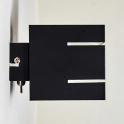 Hofstein Varco Wandleuchte Schwarz, 1-flammig -Wandleuchten Verkaufsgeschäft varco wandleuchte h3013199 do4 8