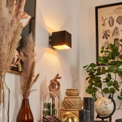 Hofstein Varco Wandleuchte Schwarz, 1-flammig -Wandleuchten Verkaufsgeschäft varco wandleuchte h3013205 do4 6