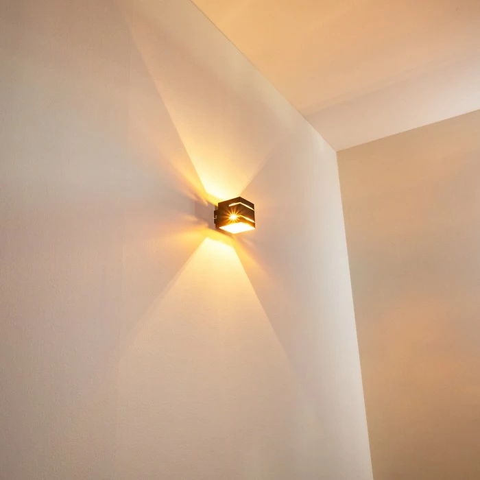 Hofstein Varco Wandleuchte Schwarz, 1-flammig 16 Hofstein Varco Wandleuchte Schwarz, 1-flammig – Bild 16