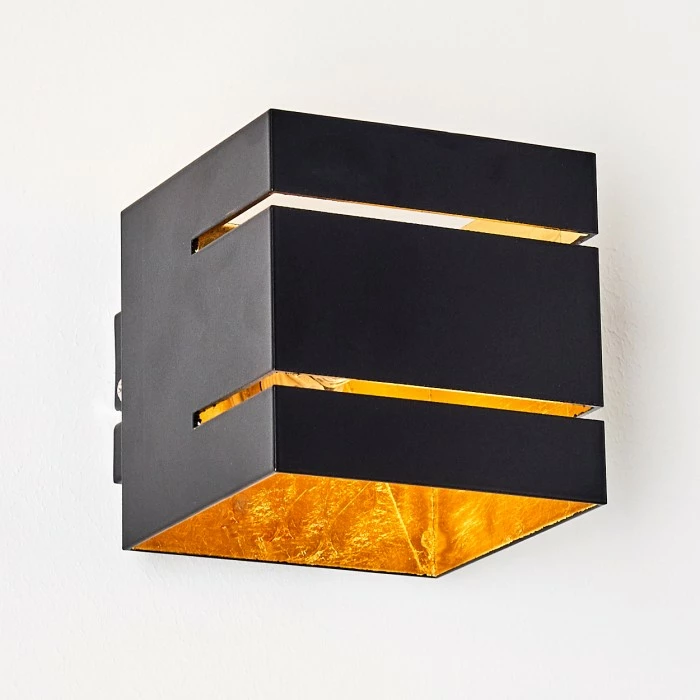 Hofstein Varco Wandleuchte Schwarz, 1-flammig 5 Hofstein Varco Wandleuchte Schwarz, 1-flammig – Bild 5