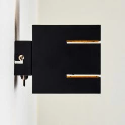 Hofstein Varco Wandleuchte Schwarz, 1-flammig 30 Hofstein Varco Wandleuchte Schwarz, 1-flammig -Wandleuchten Verkaufsgeschäft varco wandleuchte h3013212 do4 8