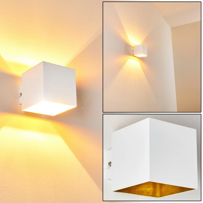 Hofstein Varco Wandleuchte Weiß, 1-flammig 1 Hofstein Varco Wandleuchte Weiß, 1-flammig