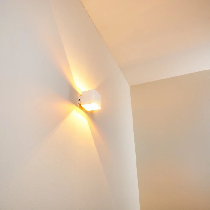 Hofstein Varco Wandleuchte Weiß, 1-flammig 15 Hofstein Varco Wandleuchte Weiß, 1-flammig – Bild 15