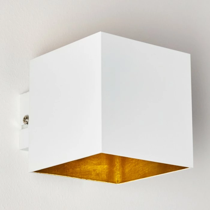 Hofstein Varco Wandleuchte Weiß, 1-flammig 5 Hofstein Varco Wandleuchte Weiß, 1-flammig – Bild 5