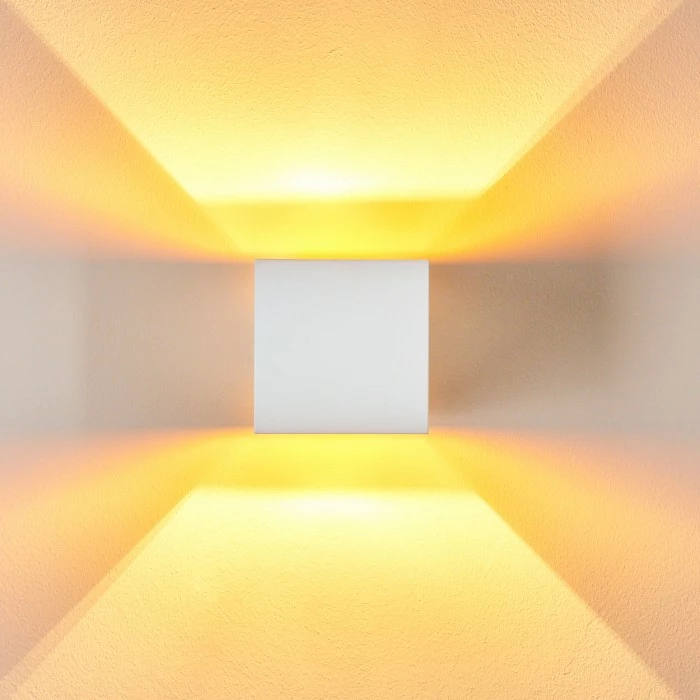 Hofstein Varco Wandleuchte Weiß, 1-flammig 7 Hofstein Varco Wandleuchte Weiß, 1-flammig – Bild 7