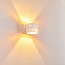 Hofstein Varco Wandleuchte Wei&szlig;, 1-flammig -Wandleuchten Verkaufsgeschäft varco wandleuchte h3013236 do4 11