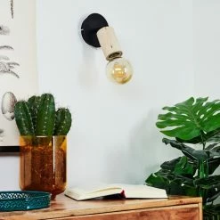 Hofstein Vasanello Wandleuchte Schwarz, 1-flammig -Wandleuchten Verkaufsgeschäft vasanello wandleuchte h3405338 9