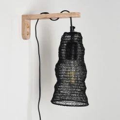 Hofstein Verpuppt Wandleuchte Holz hell, 1-flammig 34 Hofstein Verpuppt Wandleuchte Holz hell, 1-flammig -Wandleuchten Verkaufsgeschäft verpuppt wandleuchte h3316412 12