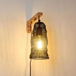 Hofstein Verpuppt Wandleuchte Holz hell, 1-flammig 36 Hofstein Verpuppt Wandleuchte Holz hell, 1-flammig -Wandleuchten Verkaufsgeschäft verpuppt wandleuchte h3316412 14