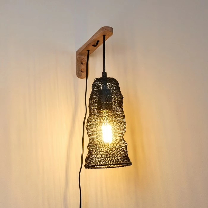 Hofstein Verpuppt Wandleuchte Holz hell, 1-flammig 18 Hofstein Verpuppt Wandleuchte Holz hell, 1-flammig – Bild 18