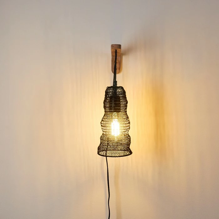 Hofstein Verpuppt Wandleuchte Holz hell, 1-flammig 19 Hofstein Verpuppt Wandleuchte Holz hell, 1-flammig – Bild 19