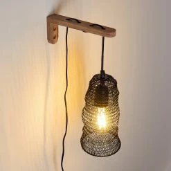 Hofstein Verpuppt Wandleuchte Holz hell, 1-flammig 25 Hofstein Verpuppt Wandleuchte Holz hell, 1-flammig -Wandleuchten Verkaufsgeschäft verpuppt wandleuchte h3316412 3