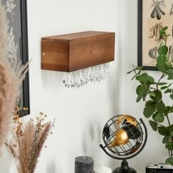 Hofstein Versoix Wandleuchte LED Schwarz, Naturfarben, 1-flammig -Wandleuchten Verkaufsgeschäft versoix wandleuchte h3570784 9