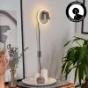 Hofstein Viata Wandleuchte LED Nickel-Matt, Grau, 2-flammig