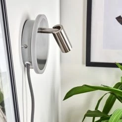 Hofstein Viata Wandleuchte LED Nickel-Matt, Grau, 2-flammig -Wandleuchten Verkaufsgeschäft viata wandleuchte h3456736 11